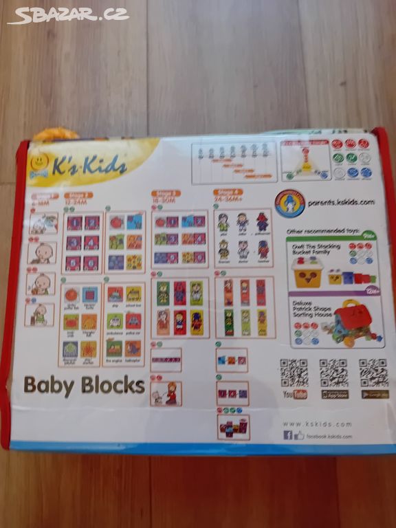 Dětské tvořivé kostky Baby Blocks