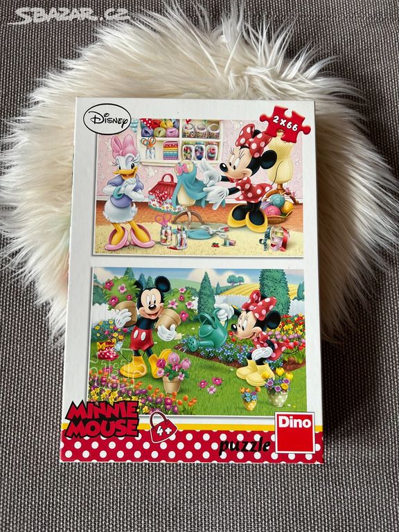 Minnie mouse puzzle 2x66 pro děti od 4 let