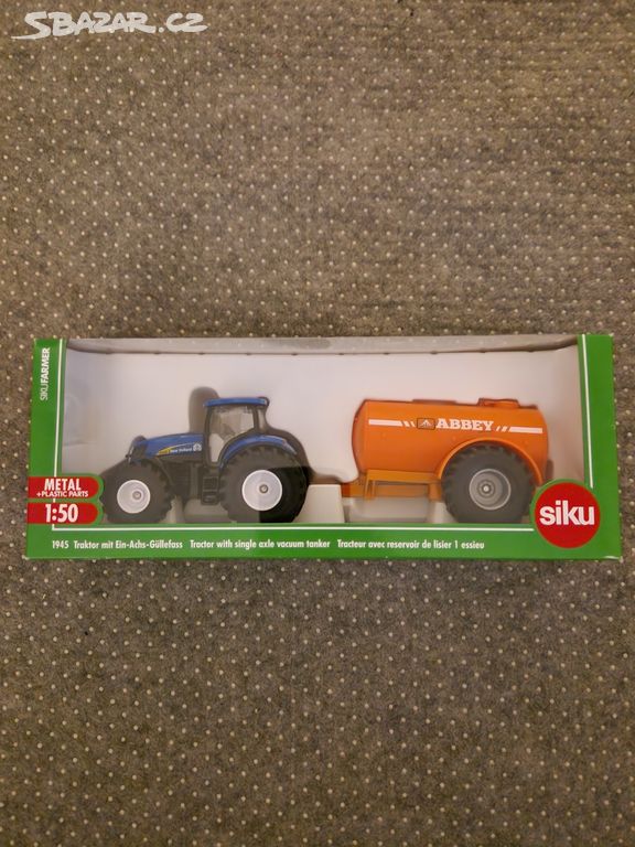 Prodám nové Siku Farmer 1945 Traktor s cisternou