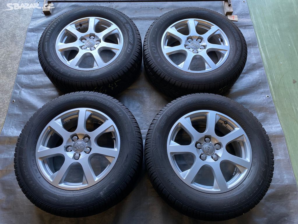 17 alu kola org. Audi Q5 5x112 mm, Top stav