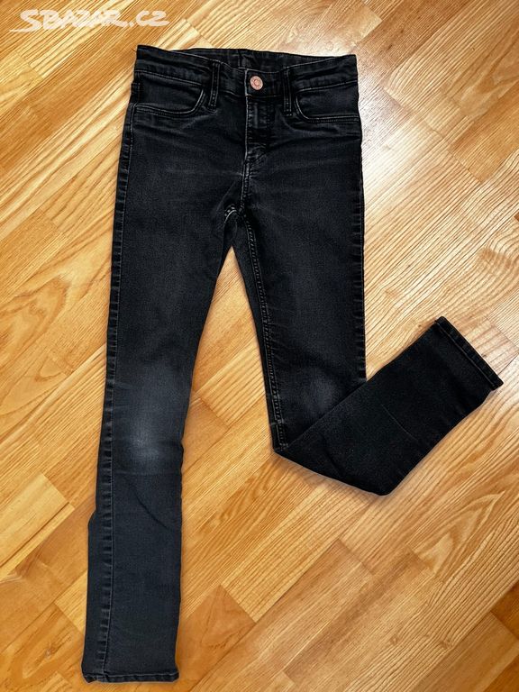 Slim fit džíny, zn.H&M, vel.134