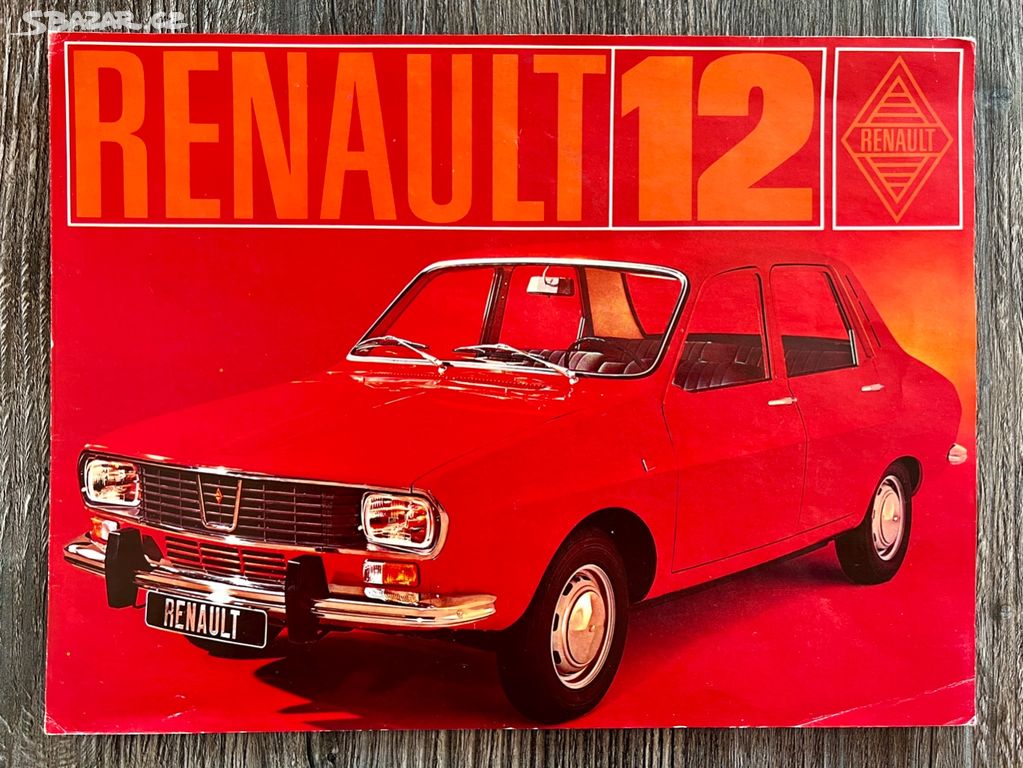 Dobový prospekt Renault 12 ( 197X )