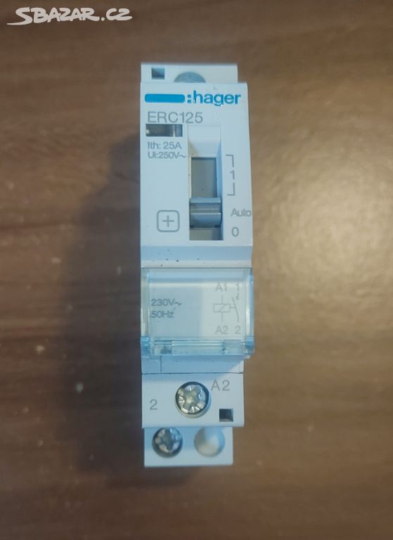 Hager ERC125 Stykač 25A, 1S, 230V AC