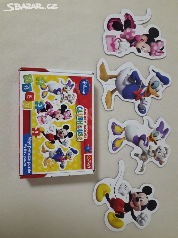 Puzzle Mickeyho kubík 4v1