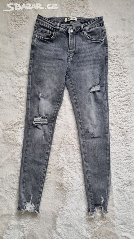 Nové dámské moderní džíny, vel. S, elastan