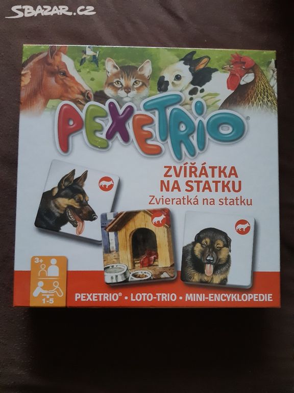 NOVÁ NEOTEVŘENÁ stolní hra Pexetrio