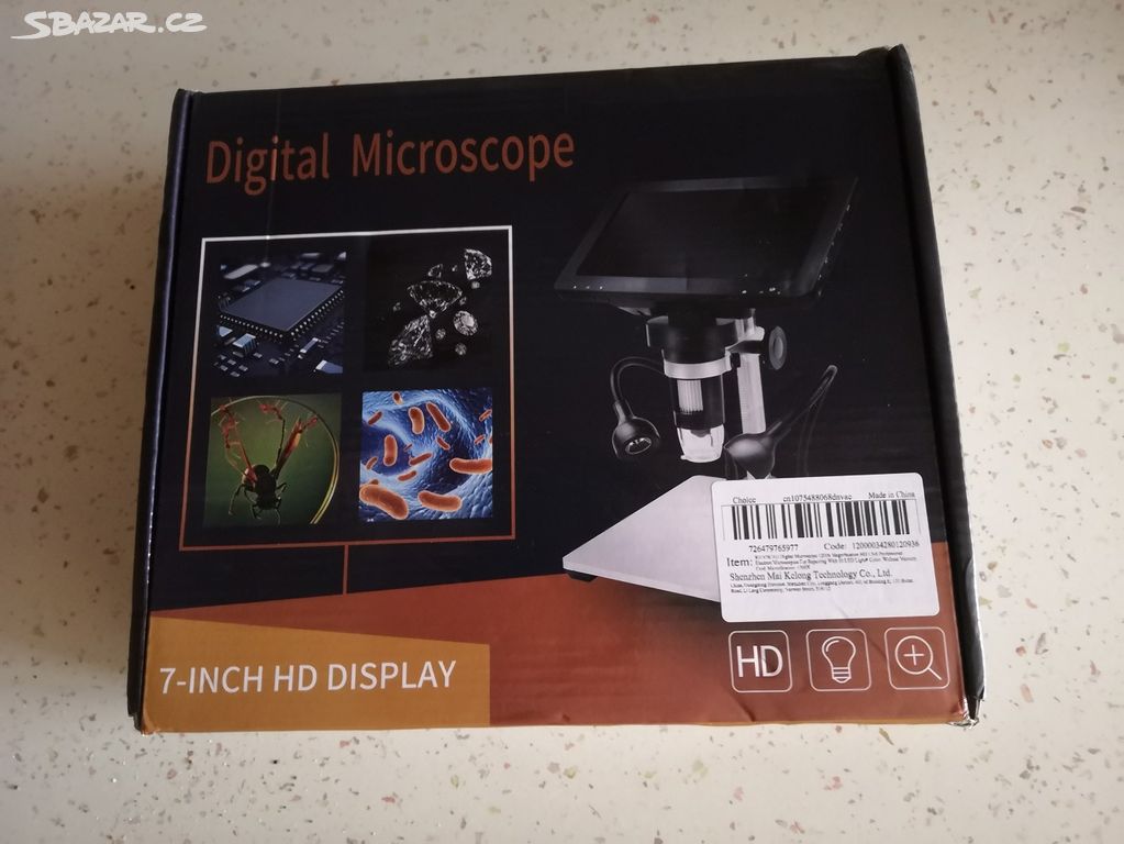 Digitální mikroskop DM9 ,7 palců ,připojení k PC