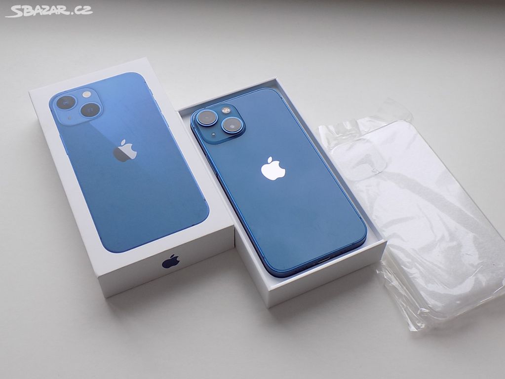 APPLE iPhone 13 mini 128GB Blue - ZÁRUKA 12 MĚSÍCŮ