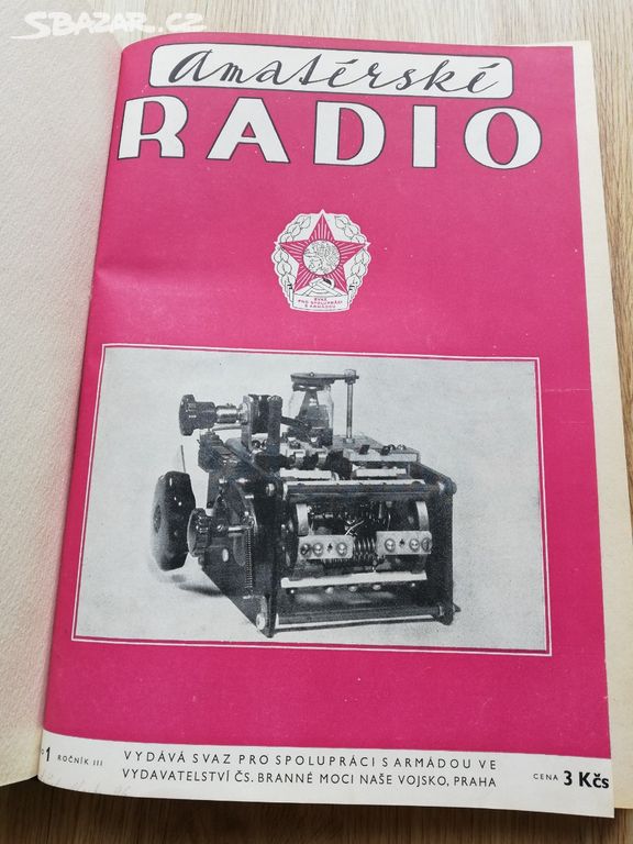 časopis Amatérské rádio kompletní ročník III. 1954