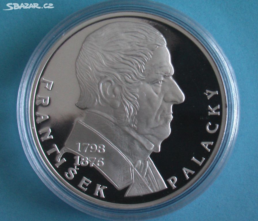 Stříbrná(Ag999) medaile František Palacký - proof