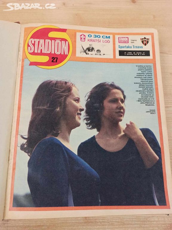 Vázaný časopis STADION 1973 - č. 27 - 52