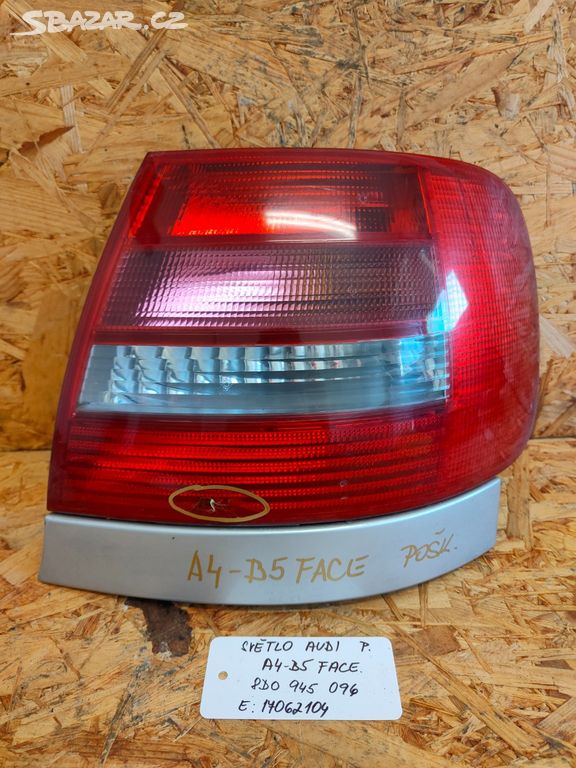 Pravé zadní světlo Audi A4 B5 Face 8D0945096