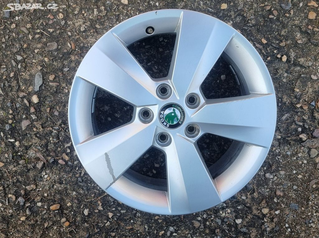 Škoda orig.alu disk 16" ,5E0601025BL 8Z8