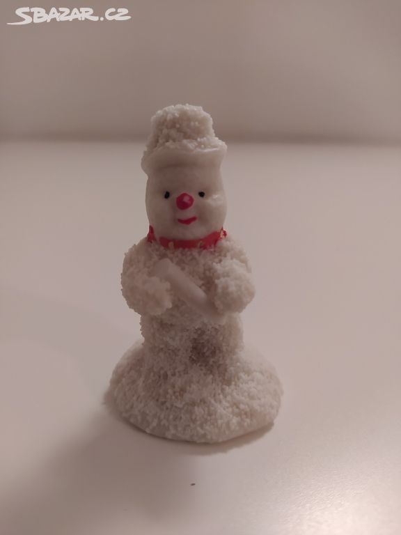 Stará retro figurka sněhuláka, Německo