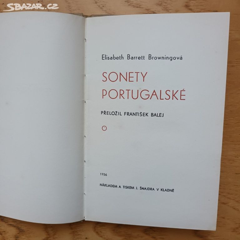 Elizabeth Barrett Browningová - Sonety portugalské