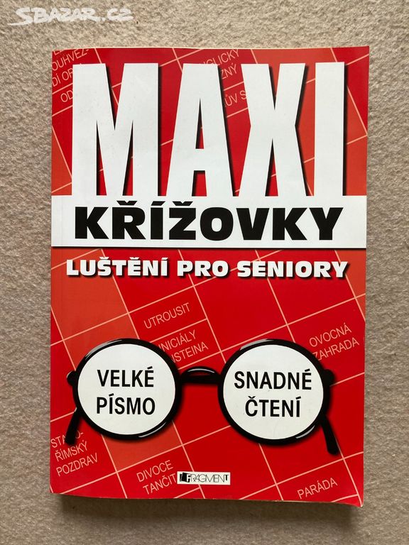 Kniha Maxi křížovky - Luštění pro seniory