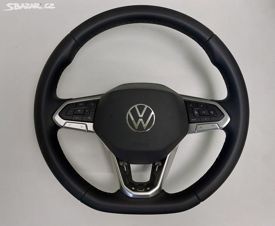 Kožený volant Volkswagen s airbagem vč. instalace