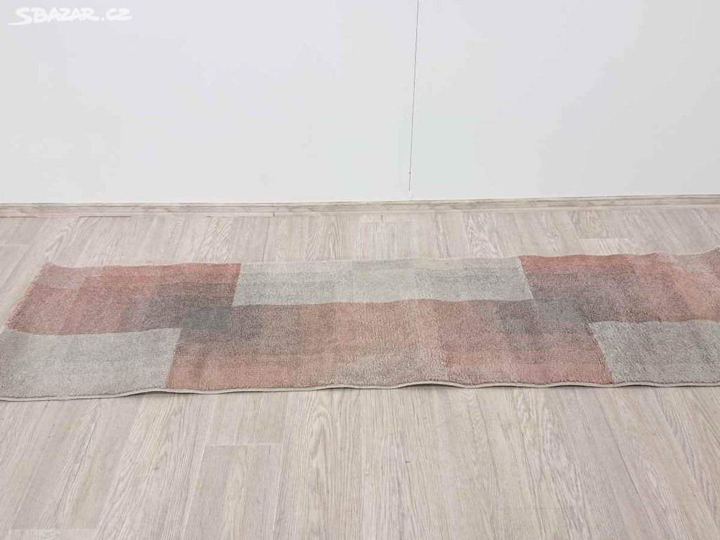Šedo-růžový koberec Flair Rugs Plaza, 60 x 230 cm