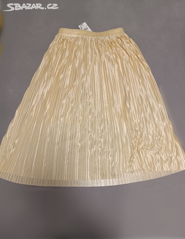Vel. UNI/38- dámská plisovaná skládaná letní sukně