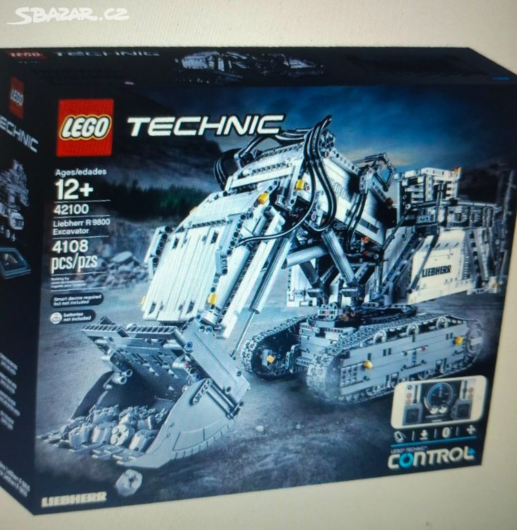 Lego technic 42100 bagr Liebherr 9800