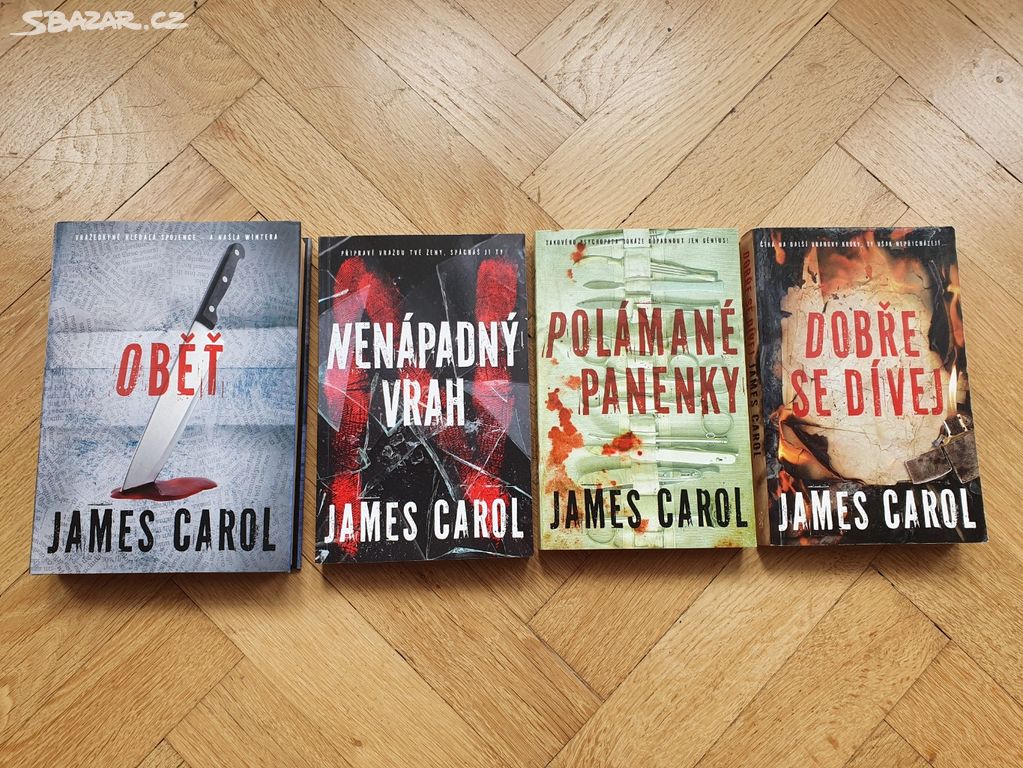James Carol 4 knihy po 80 Kč. Pošta jen 30 Kč