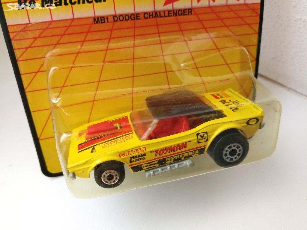 Matchbox Dodge Challenger Toyman Praha Sbazar.cz