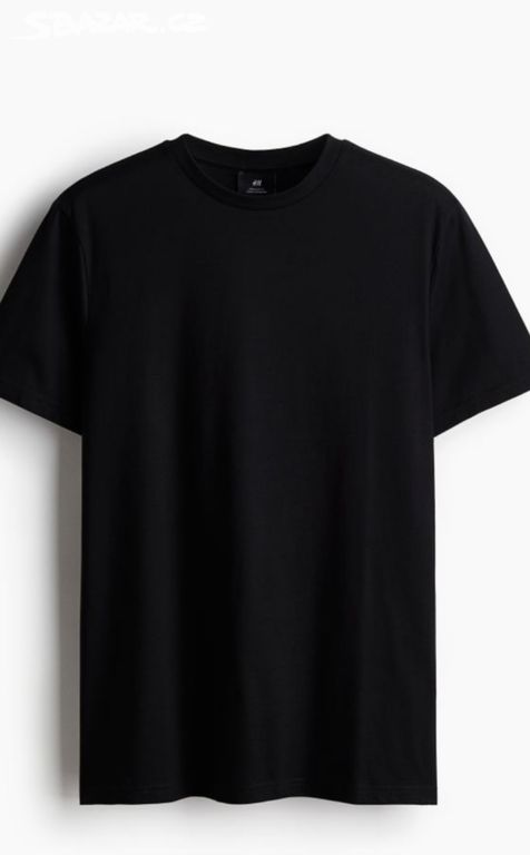 H&M Nové tričko XXXL 3XL bavlna černé pánské letní