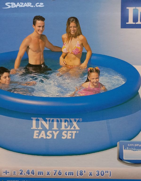 Bazén Intex 2,44m x 76cm - 2419 Litrů