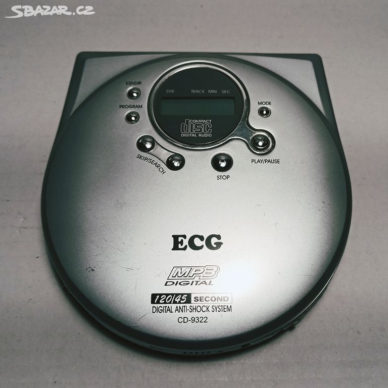 Přenosný přehrávač CD/MP3 ECG CD-9322