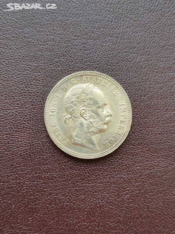 1 zlatník 1872 bz Františka Josefa I.