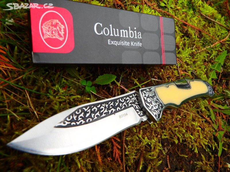 Nový ostrý zavírací nůž Columbia - špičkový nůž