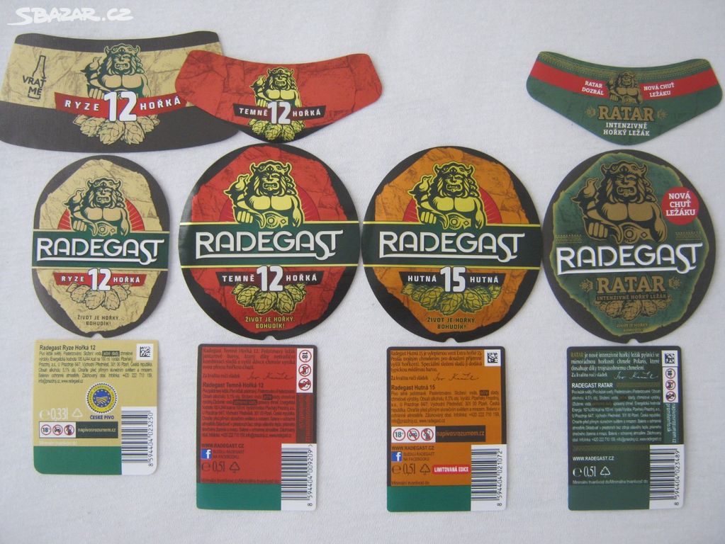 6/2024 pivní etikety pivovar Nošovice Radegast