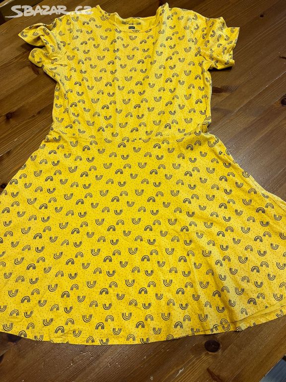 Dívčí žluté šaty F&F, vel. 14-15 let