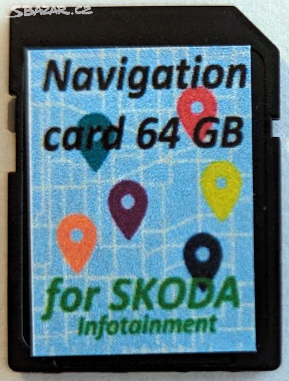 Navigácia 64 GB - Mapy Škoda SuperB Octávia Kodiaq