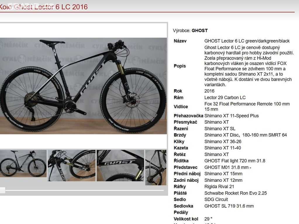 kola na kolo z  Ghost lector LC 6 - 2016