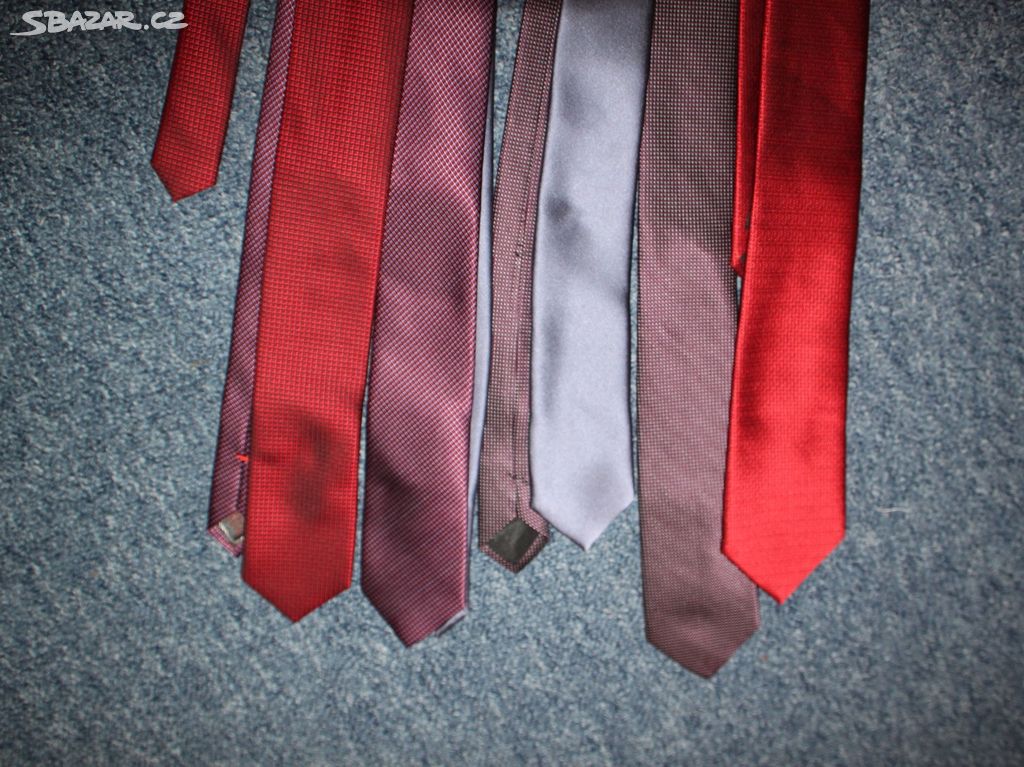 5 zánovních kravat - SLEVA