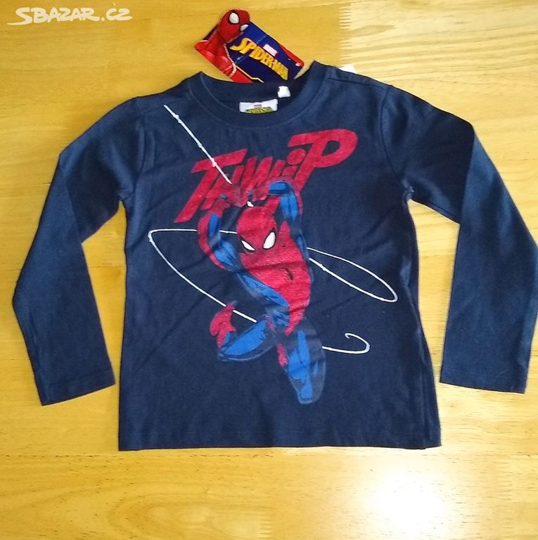 Nové Spiderman Marvel tričko THWIP metalic print