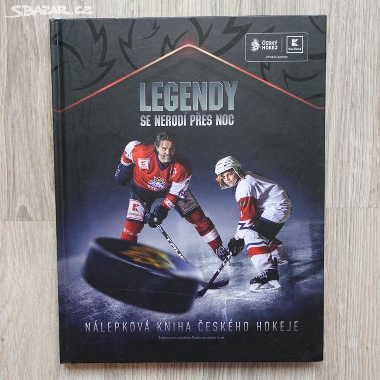 Nálepková kniha českého hokeje - Legendy se nerodí