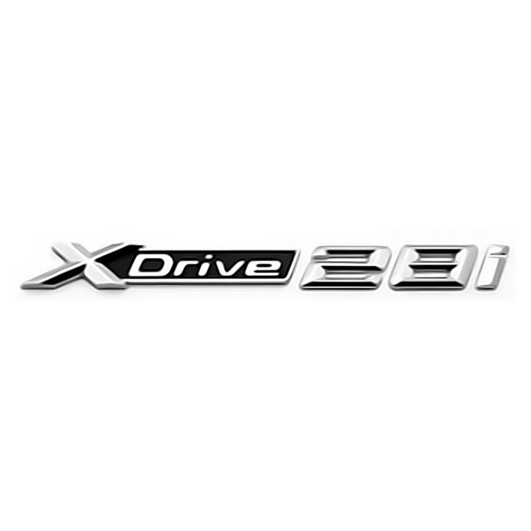 BMW XDrive 2.8i nápis chromovaný