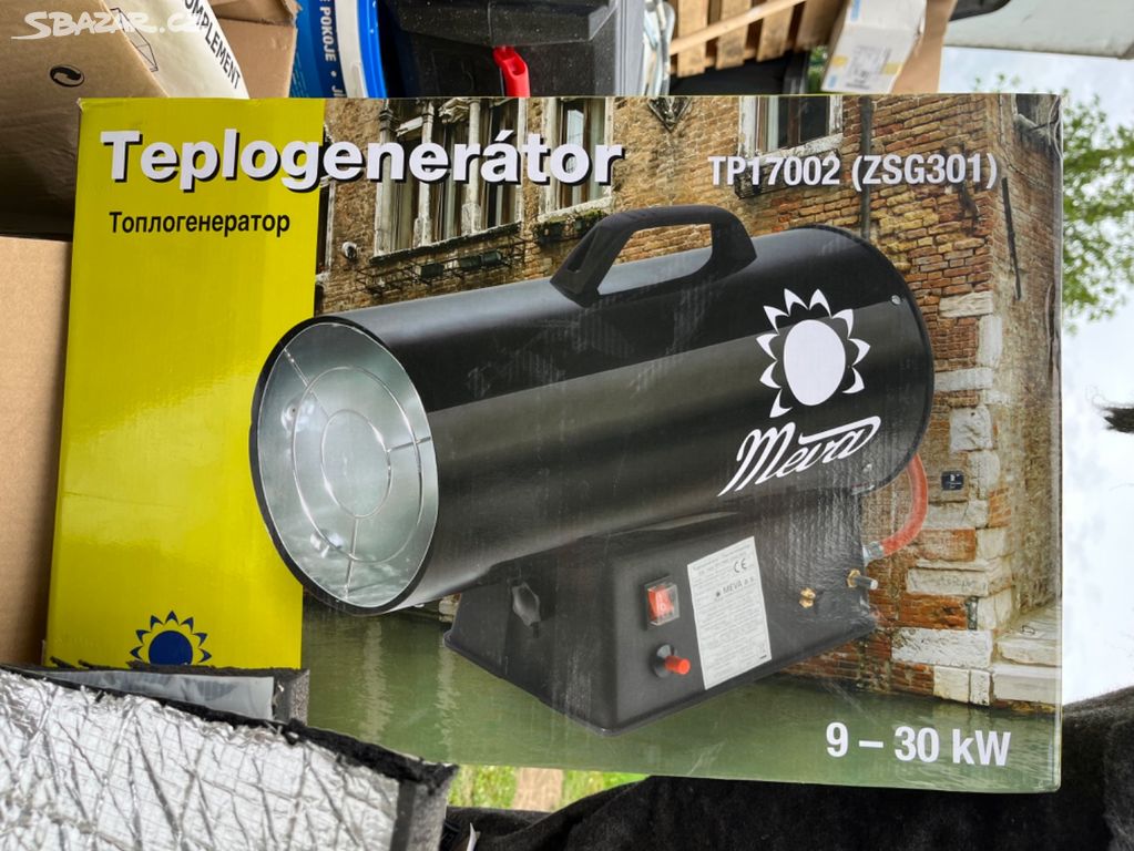 Teplogenerátor MEVA TP17002 9-30 kW