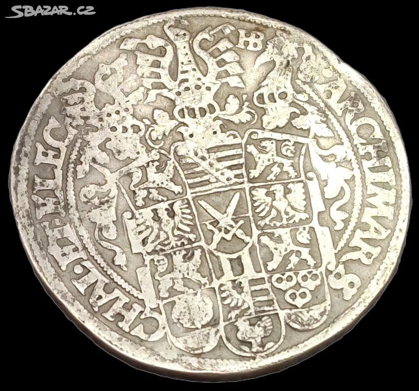 Stříbrná mince Kristián I. Saský 1586-1591 - Tolar