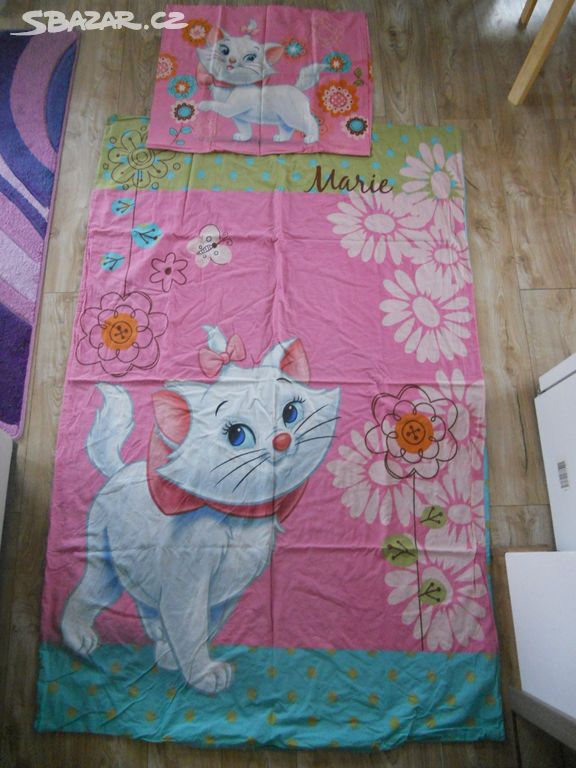 Bavlněné povlečení Disney kočička, velká postel