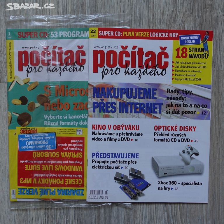 Časopis Počítač pro každého PPK - 2 kusy