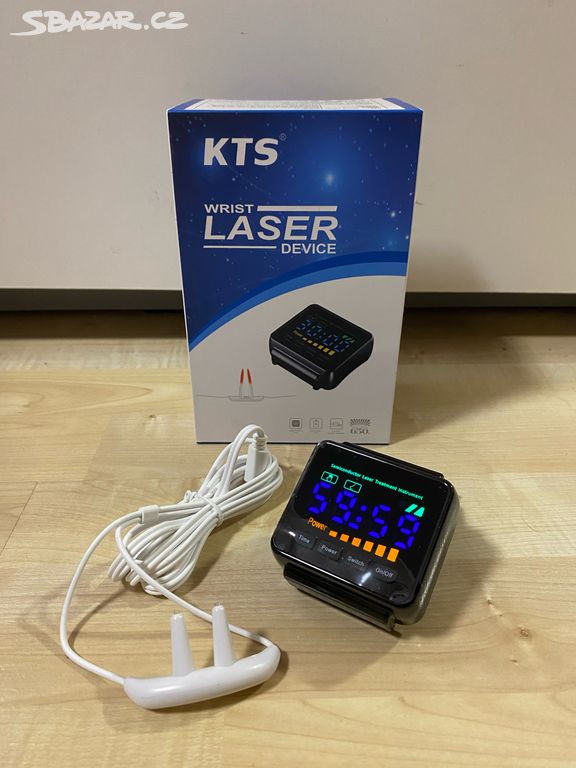 Laserový terapeutický přístroj na zápěstí KTS