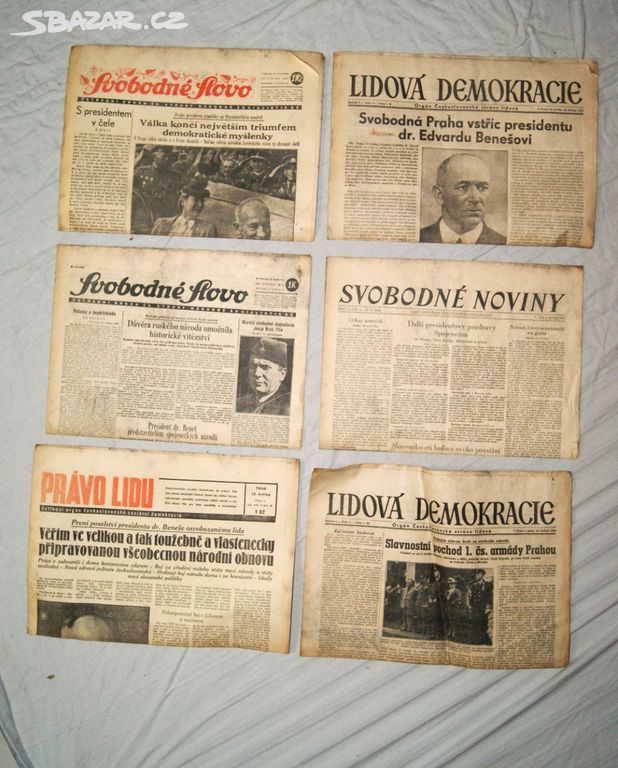 Staré noviny, 1945 - 1948