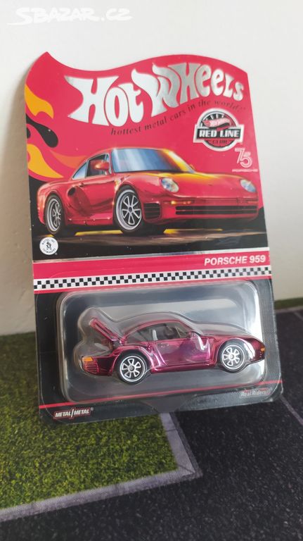 Prodám Hot Wheels RLC Porsche 959 červené