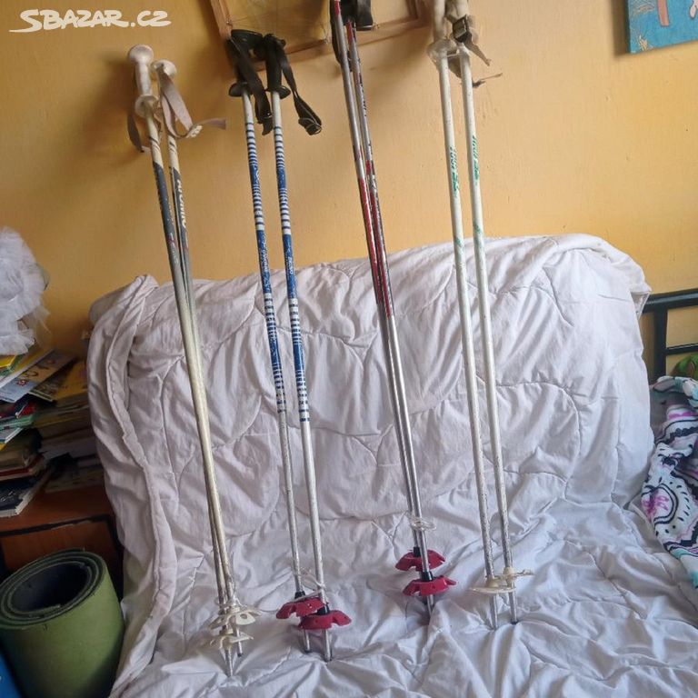 Dětské lyžařské hole  - hůlky 110 a 120 cm
