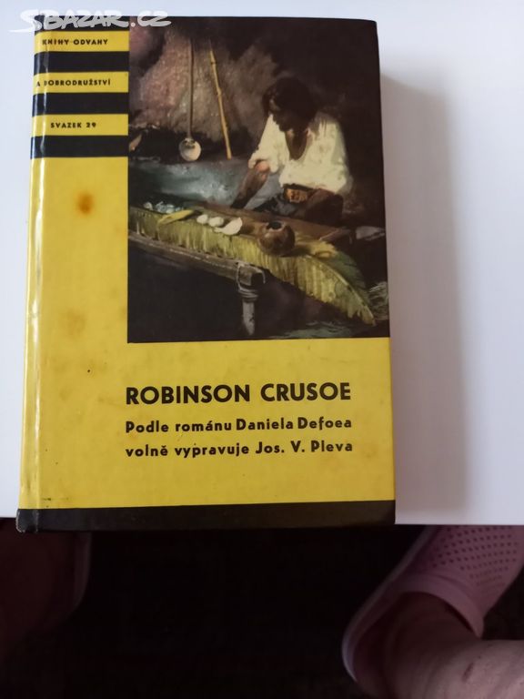 ROBINSON CRUSOE - knížka - román