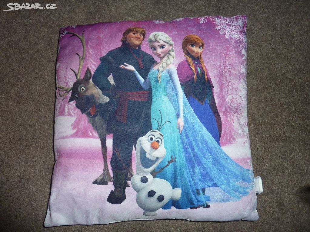 Polštář 40x40 cm Frozen  Elsa a Anna