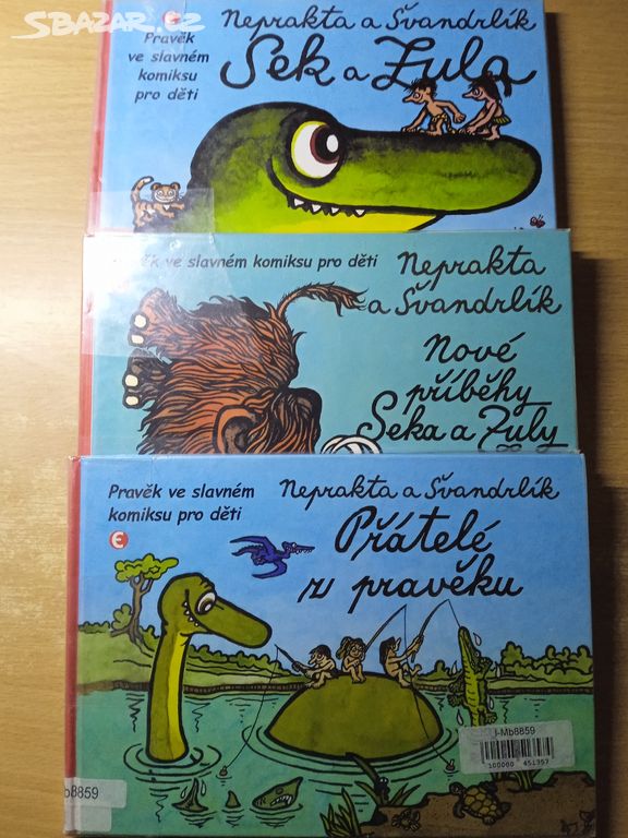 Neprakta  a  Švandrlík- KOMPLETNÍ KOMIKS- 3 Knihy